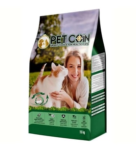 Petcoin Tavuk Etli Kedi Maması 15 Kg
