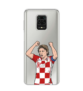 Redmi Note 9 Pro / 9s Uyumlu Luka Modric Tasarımlı Şeffaf Telefon Kılıfı