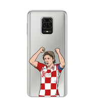 Redmi Note 9 Pro / 9s Uyumlu Luka Modric Tasarımlı Şeffaf Telefon Kılıfı