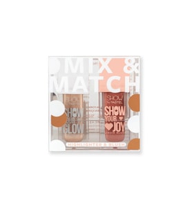 Mix & Match Glow Liquid Highlighter 72 & Joy Liquid Blush 53 Pastel