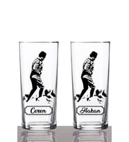 Kişiye Özel 2'li Atatürk Rakı Bardağı