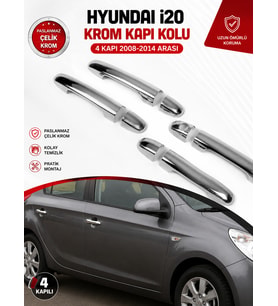 Hyundai İ20 Krom Kapı Kolu 4 Kapı 2008-2014 Arası