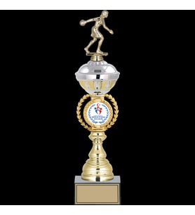 ODAK KUPA - Figürlü Kupalar - Bowling Kadın Figürlü Kupalar FG-066 C - 44 cm
