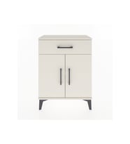 Arges Komodin Tek Raflı Tek Çekmeceli 2 Kapaklı 60x30x80 Aytaşı-Aytaşı