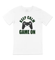 Keep Calm Game On Tişört