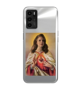Oppo A16 Uyumlu Lana Del Rey Desenli Şeffaf Telefon Kılıfı