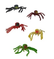 Oyuncak Örümcekler Esnek, Uzayabilen, Soft Rengarenk Oyuncak 5'li Tarantula Örümcekler