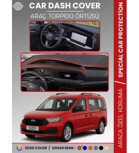 FORD TOURNEO CONNECT (2023+) Torpido Örtüsü Ön Göğüs Koruma Torpido Koruma Tam Uyum