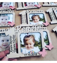1 Yaş Doğum Günü Magnet (Pembe)