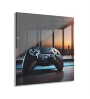 LEYLASER  Gamer Joystick Oyuncu Konsolu Cam Tablo Duvar Dekoru