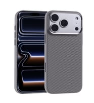 iPhone 17 Pro Max Karbon Fiber Desenli ve Magsafe Şarj Özellikli Ultra Slim Phantom Premium Sert PC Kapak