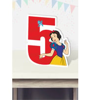 Pamuk Prenses Temalı Ayaklı Rakam Panosu - 5 Yaş (40 cm)