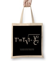 Maths And Science Einstein Theory Of Special Relativity Bez Çanta Uzun Saplı