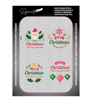 Merry Christmas Yılbaşı Iron Press Tekstil Ütü İle Yapışan Transfer Baskı Kağıdı DTF BASKI