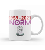 Comedian Norm Macdonald Rip Kupa Bardak Porselen