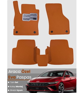 HYUNDAİ ELANTRA (2020-2025) Uyumlu EVA Paspas Tam Set–Araca Özel,Kolay Montaj,Su Geçirmez