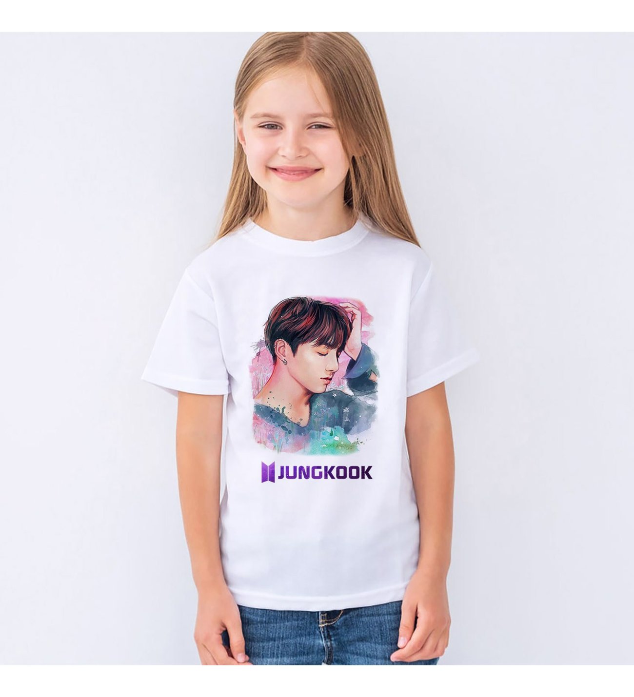 BTS Jungkook Çocuk Tişört T-Shirt MR-04