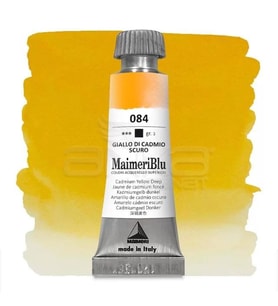 Maimeri Blu Tüp Sulu Boya 12 ml S3 No:084 Cadmium Yellow Deep