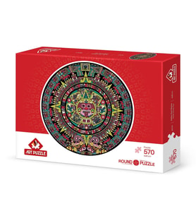 Art Puzzle Aztek Güneş Taşı 570 Parça Round Puzzle