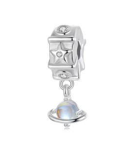 Astronot Sallantılı Yıldız Klips Charm
