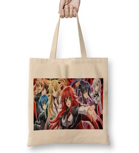 High School Dxd Anime All The Main Girls Bez Çanta Uzun Saplı