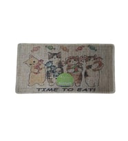 Nanbell Jüt Halı Kedi Tırmalama 70X43 cm Desenli No:1