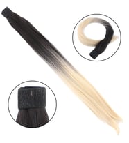 Fiber Sen Sihirli At Kuyruğu / Koyu Kumral / Dore Sarı Ombreli