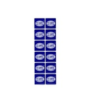 Hella Damla Etiket Pulu 12'Li Mavi - Plaka Pul Sticker