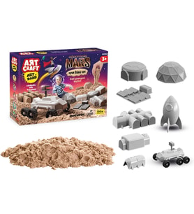 Art Sand Görevimiz Mars Kum Seti 750 Gr. - Oyun Kumu Seti - Kinetik Kum Seti - Natural Kum - Doğal K