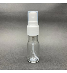 10 cc Pet Şişe , Beyaz Spreyli , Spreyli   Şişe , 10 ml Plastik Şişe  x 10 Adet (Şeffaf)