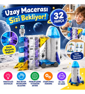 Uzay Temalı microMAGS 32 Parça