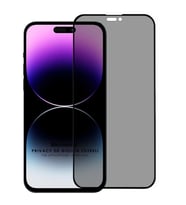 Microsonic Apple iPhone 14 Pro Max Privacy 5D Gizlilik Filtreli Cam Ekran Koruyucu Siyah
