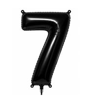 7 Rakam Folyo Balon Siyah Rengi (76 cm)