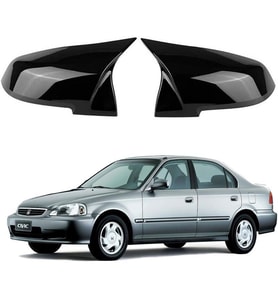 Honda Civic 96-200 Araca Özel Batman Yarasa Ayna Kapağı Pianoblack
