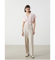 LCW Vision Pembe V Yaka Crop Kadın Bluz