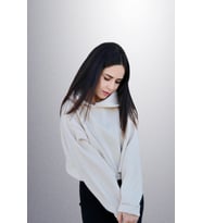Basic Coconut Kapüşonlu Crop Sweatshirt
