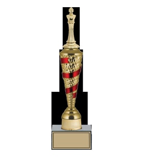 ODAK KUPA - Figürlü Kupalar - Satranç Figürlü Kupalar FG-028 C - 37 cm