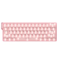 DAREU COOL 60 Pink-clear %60 ICE Blade Manyetik Switch 8K Hz Hall Effect Hotswap RGB İngilizce Gaming Klavye