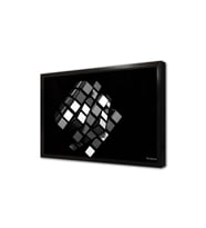 Soyut Tasarım Çerçeveli Mdf Tablo