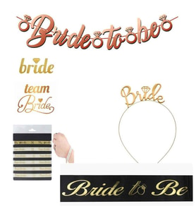 Bride To Be Bekarlığa Veda Partisi Süsleme Seti-