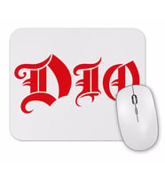 Dio Logo Rainbow Black Sabbath iron Maiden Saxon Wasp Scorpions Accept Mouse Pad