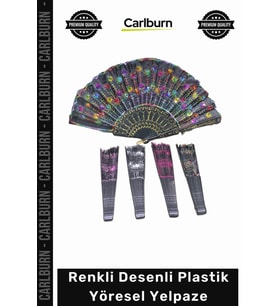 #Yelpaze Hediyelik Geleneksel Otantik Dayanıklı Kaliteli Renkli Desenli Plastik Yöresel Yelpaze
