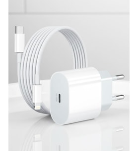 Lexroo iPhone 12 11 XR XS X 8 Plus 7 20W PD Lightning Hızlı Şarj Adaptörü