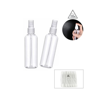 Boş Sprey Şişesi - 100 ml - Plastik - Şeffaf