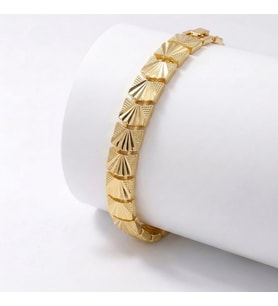 Moncuk Design Solara 24K Gold Kaplama 8 mm Kadın Bileklik 3351KBV5D10