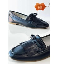 Kadın Hakiki Deri Püsküllü Loafer