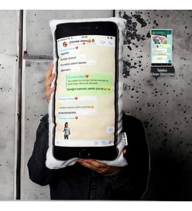 Kişiselleştirilmiş Telefon Ekran Görüntüsü Yastık