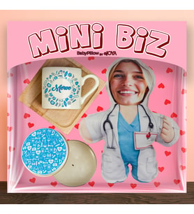 eJOYA MiniBiz Kişiye Özel Fotoğraflı Kadın Doktor Temalı Hediye Kutusu 116266