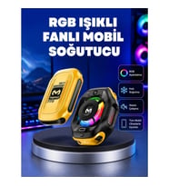 Mey İthalat® Type-C Girişli AI Modlu Yüksek Performanslı Telefon Soğutucu Yeni Nesil