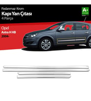 Opel Astra Uyumlu H Hatchback Krom Kapı Yan Çıtası 2004 Üzeri